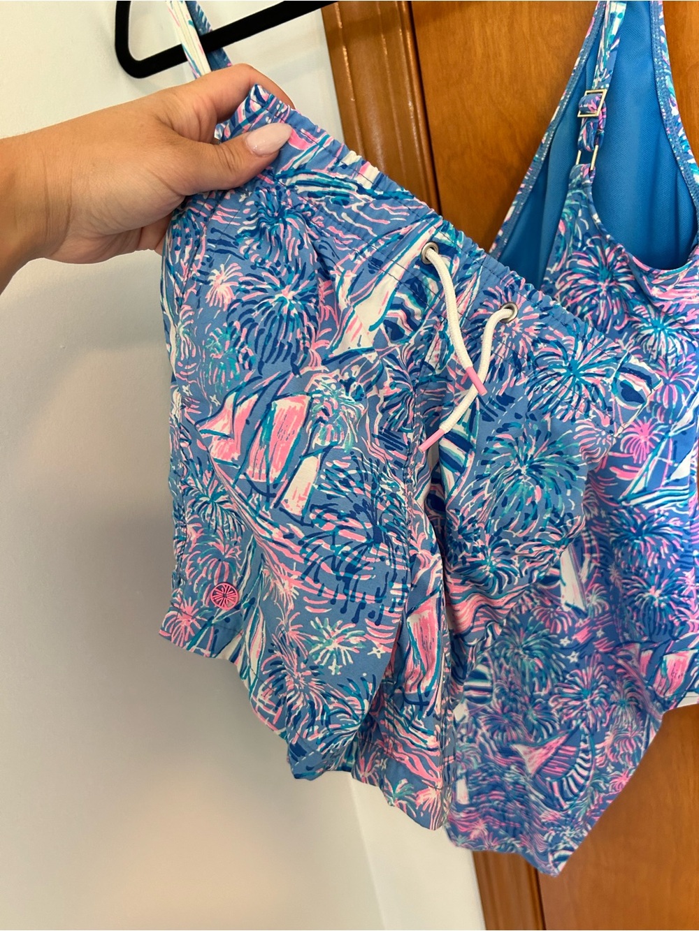 GUC Lilly Pulitzer patriotic family matching swim - Picture 6 of 16